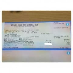 ASIAN KUNG-FU GENERATION アジカン ツアーチケット 神戸のサムネイル