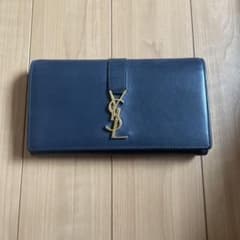 SAINT LAURENT PARIS 長財布 ネイビーのサムネイル
