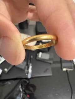 Cartier 18Kゴールド リング 14号　内周54mmのサムネイル