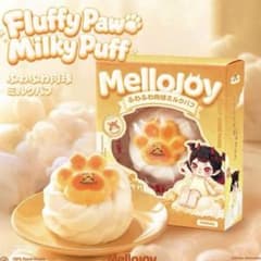 新品未使用】Mellojoy ふわふわ肉球ミルクパフ メロジョイ スクイーズ