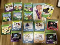 Leapfrog Leapstart 英語教材　読み取りペン、本16冊付きのサムネイル