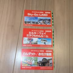 遊園地アトラクション利用券セットのサムネイル