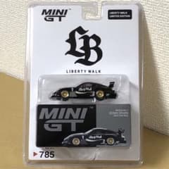 MINI GT ミニGT LBWK マツダ RX-7 リバティウォーク ブラック