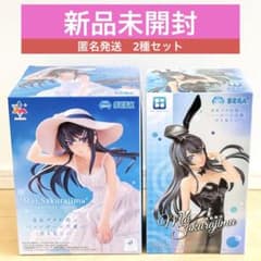 신품 미개봉 2종 세트! 블루 돼지_사쿠라지마 마이 피겨_버니, 해변 원피스_04