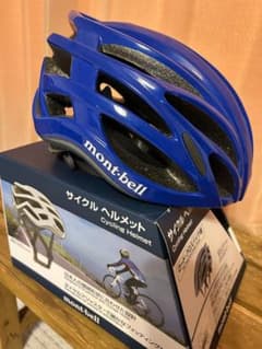 mont-bell サイクリングヘルメット(未使用品)青！のサムネイル