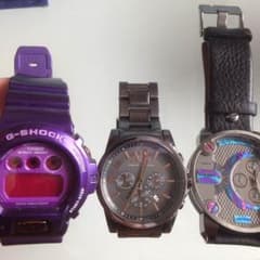 G-SHOCK,AX,DIESELの時計3点セット！のサムネイル