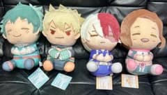 僕のヒーローアカデミア　でっかいぽふっとぬいぐるみ　4種セット