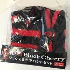 アシッドブラックチェリー ソックス&ヘアバンドセットのサムネイル