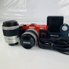 極美品・希少色 Pentax Q10 レッド ダブルズームキット レンズセット 極美品・希少色 Pentax Q10 レッド ダブルズームキット レンズセット
