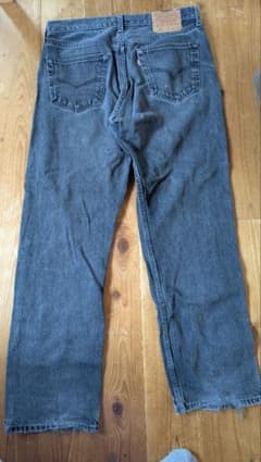 Levi's 501 ブラックデニム W34 L30のサムネイル