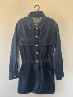値下げしました))Day Closet デニムワンピース 長袖 インディゴのサムネイル