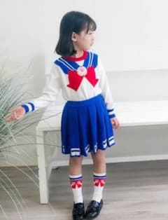 キッズ セーラームーンコスプレニットのサムネイル