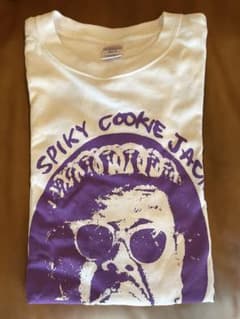 鋲じゃん展 野性爆弾 くっきー！ Tシャツ スミクロ Lサイズ 新品未開封 野性爆弾 鋲じゃん展 by くっきー！ Tシャツ L スミクロ ＋缶バッチ