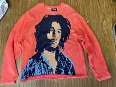 希少 ボブ・マーリー セーター Stussy XL bob marley - メルカリ