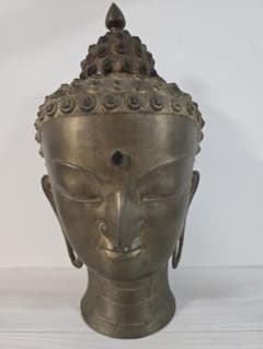真鍮製 仏像の頭部 最終値下げ - メルカリ