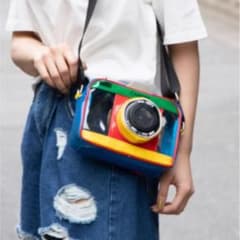 wego  カメラ型 カラフルクリアーバッグ ★のサムネイル