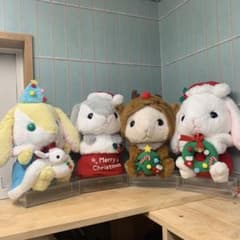 ぽてうさろっぴー　ハイクオリティ　クリスマス　ぬいぐるみ4種コンプセット ぽてうさろっぴー ハイクオリティクリスマス ぬいぐるみ 4種コンプ