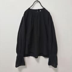 miho umezawa ミホウメザワ ボイルウォッシャー ギャザーブラウス 