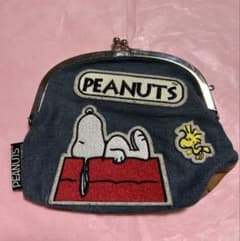 SNOOPY ポーチ デニムのサムネイル
