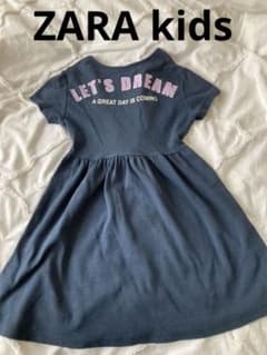 ZARA kidsネイビーワンピースのサムネイル