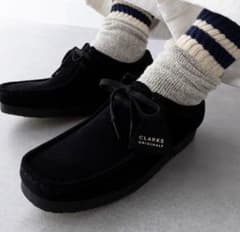 CLARKS ORIGINALS ブラック モカシンのサムネイル