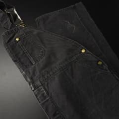 90s- Dickies ディッキーズ オーバーオール ダック ブラック ビッグ