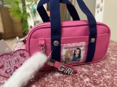 平成GAL ミニボストンバッグ ピンク筆箱のサムネイル