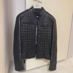 S*Y様 【訳あり】ARMANI COLLEZIONI レザージャケット 48 S*Y様 【訳あり】ARMANI COLLEZIONI レザージャケット 48 - メルカリ