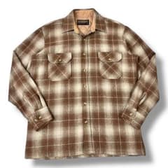 70s Montgomery Ward オンブレチェック キルティングネルシャツ - メルカリ