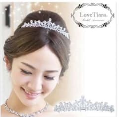 Love tiara ビジュージルコニアティアラのサムネイル