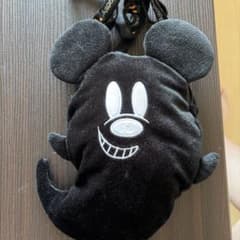 ミッキー ゴースト型ポーチ 黒のサムネイル