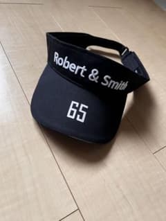 Robert & Smith ゴルフ サンバイザー ブラックのサムネイル