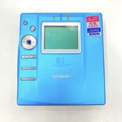 SHARP MD-MT77-A 動作品 ブルー MDレコーダー - メルカリ