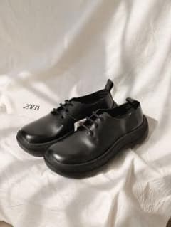 ZARA Studio Nicholson レザーシューズ 27.5㎝ 43 新品 ZARA × STUDIO NICHOLSON レザー ダービーシューズ - メルカリ