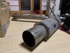 三菱エアトレック　cu2w cu4w用　希少！　メーカー不明　社外マフラーのサムネイル