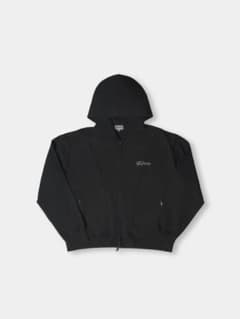 IDEASWAMウォッシュドジップアップパーカー ブラックのサムネイル