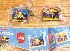 クッピーラムネ　フリフリマスコット　ブルー　キーホルダー　ミニチュア　ガチャのサムネイル