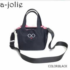 新品　a-jolie ブラック ショルダーバッグのサムネイル