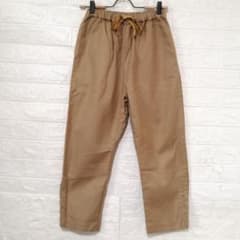 chambre de charme 裾ボタンツイルパンツ