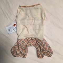 VERY 犬服 サロペット チェック 5号 新品未使用のサムネイル