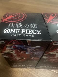 ONE PIECEカードゲーム 決戦の刻 テープ付き 2BOX - メルカリ
