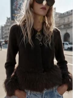 ZARA ニット　　ニットカーディガンのサムネイル