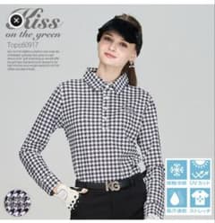 【美品/最安値】定価6,930円完売商品✳︎ポロシャツ/千鳥柄のサムネイル