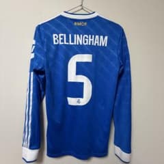 【完全正規品】レアル・マドリード ベリンガム サード 長袖レプリカユニフォーム 完全正規品】レアル・マドリード ベリンガム サード 長袖レプリカ