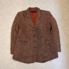 80s vintage ジャケット ブラウン系 日本製 クラシック　トラッドのサムネイル