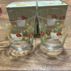 当時物　2001年　非売品　ハイビスカス　ハローキティ　グラス　2個セット
