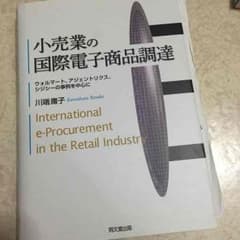 「小売業の国際電子商品調達」 作者 川端廉子のサムネイル