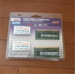 ノートパソコン用メモリモジュール4gb×2のサムネイル