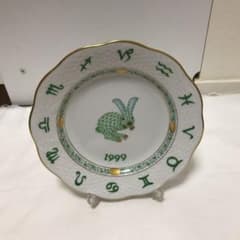 ヘレンド　うさぎ　1999年　イヤープレイトのサムネイル