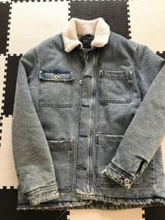 ZARA デニムジャケット カバーオール サイズLのサムネイル